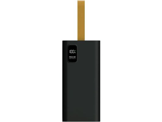 Внешний аккумулятор PERO PB08 40000 mAh, Li-Pol, output USB-C + 4 USB-A, черный