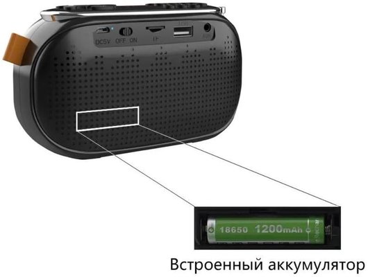 Радиоприемник Ritmix RPR-008 Черный