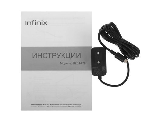 Ноутбук Infinix Xbook B16 BL61A7H/71005000795/Ryzen 7-7735U/16Gb DDR5/512Gb/16 WUXGA IPS/Win11 серебристый