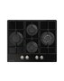 Варочная панель MEFERI MGH604BK GLASS RETRO 4 конфорки газовая