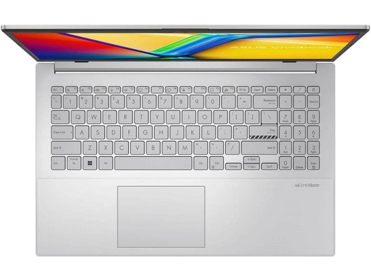 Ноутбук ASUS VivoBook E1504FA-BQ5529/90NB0ZR1-M07PU0/Ryzen 5-40/16Gb/256Gb/15.6 FHD IPS/DOS серебристый