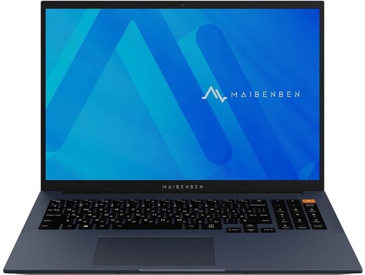 Ноутбук Maibenben M16C-R576UM/M16C-R576UM0G14LU4E10/Ryzen 5-7640HS/16Gb/1Tb/16 FHD+ IPS/Linux синий