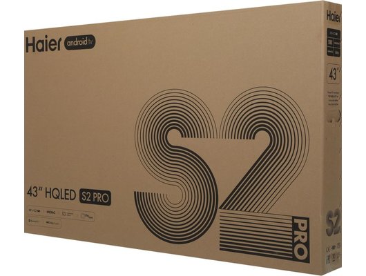 4K (Ultra HD) Smart телевизор HAIER 43 HQLED S2 Pro 43″, HQLED, Android TV, HDMI 2.1