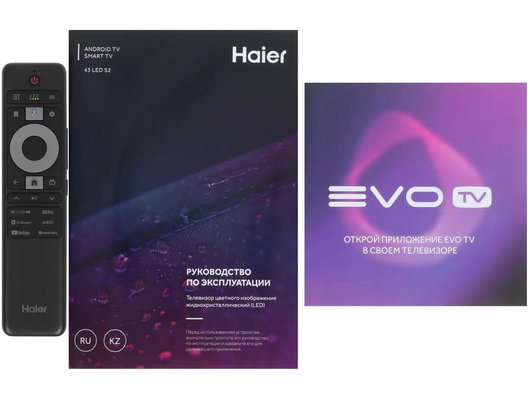 4K (Ultra HD) Smart телевизор HAIER 43 LED S2 43″, LED, Android TV, HDMI 2.1