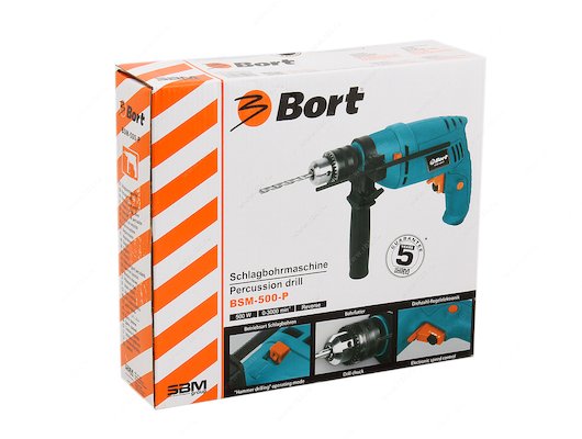 Ударная дрель BORT BSM-500-P