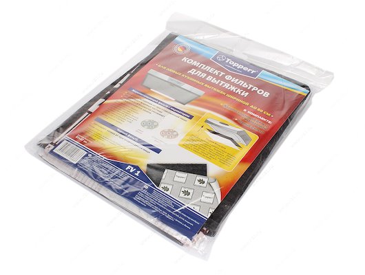 Фильтр для вытяжки TOPPERR 1101 FV 1 комплект 470х550 мм