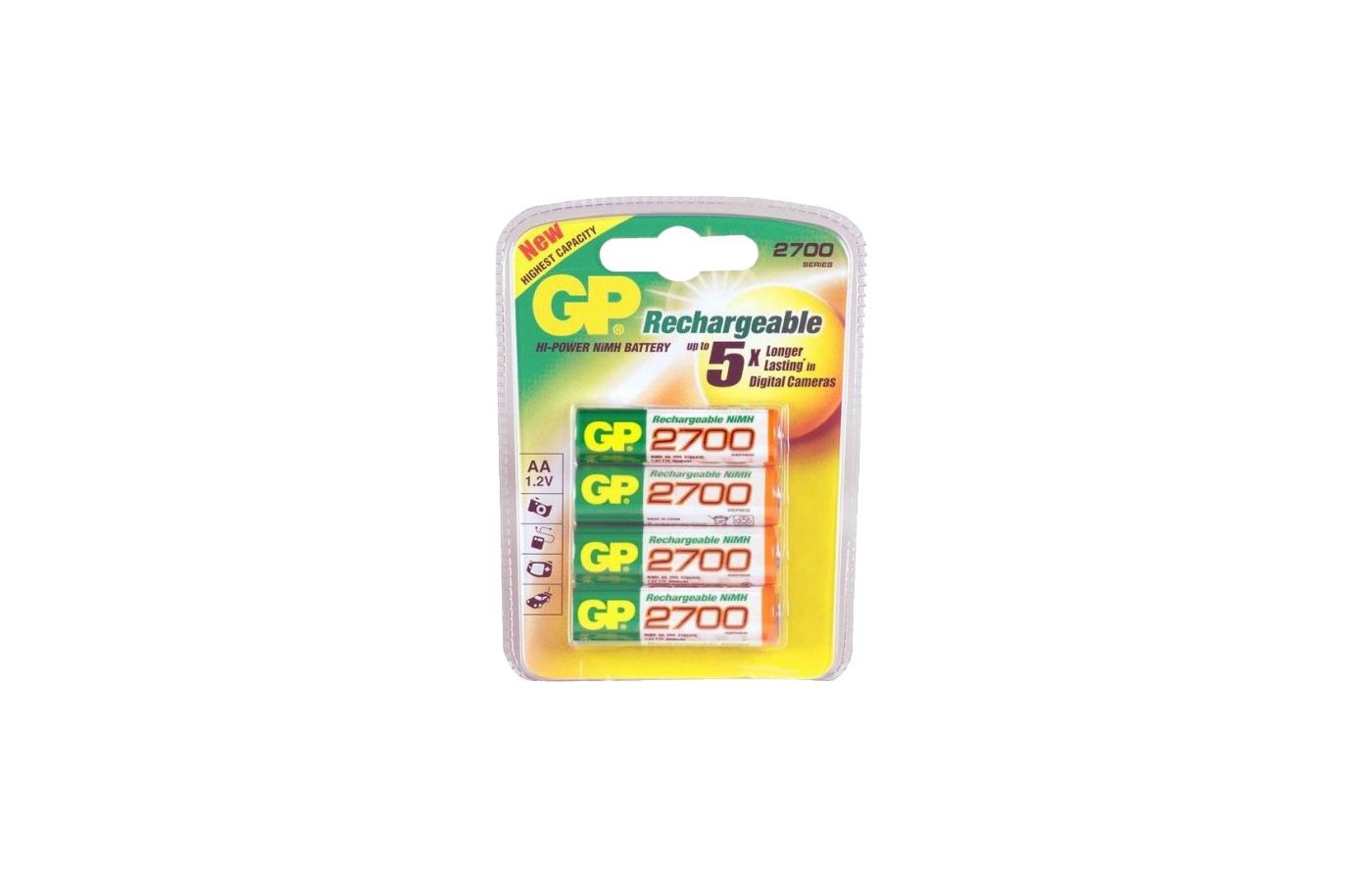 Аккумулятор gp aa 2700mah