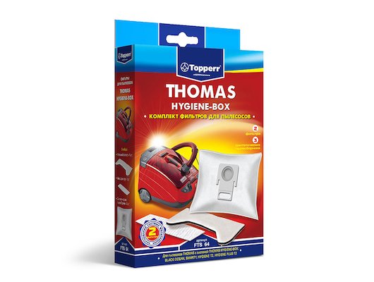 Фильтр для пылесоса TOPPERR 1135 FTS 64 Topperr комплект фильтров д/пылесосов Thomas HYGIENE-BOX