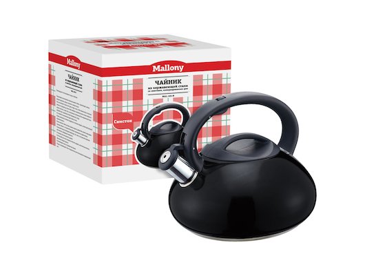 Чайник металлический MALLONY 910095 MAL-105-N 3л