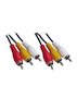 Кабель Pro Legend PL1108 3xRCA(m) - 3xRCA(m) 1.5м.