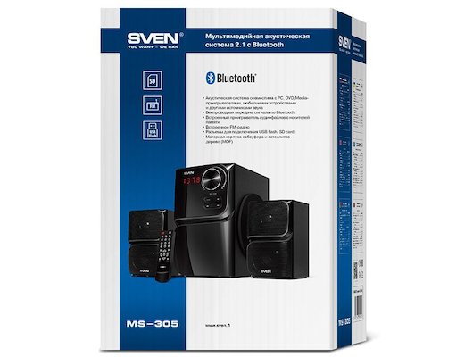 Компьютерные колонки SVEN MS-305 черный