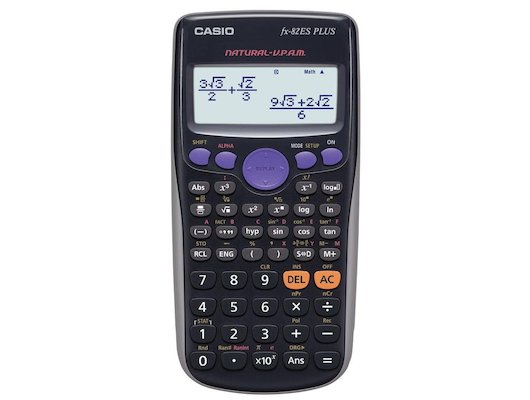 Калькулятор CASIO FX-82ES PLUS черный 12-разр.