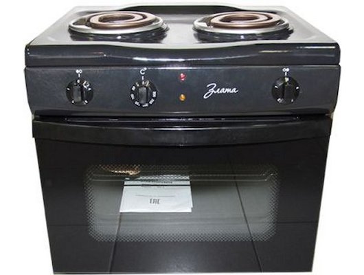 Плита электрическая ЗЛАТА 231 Т черный