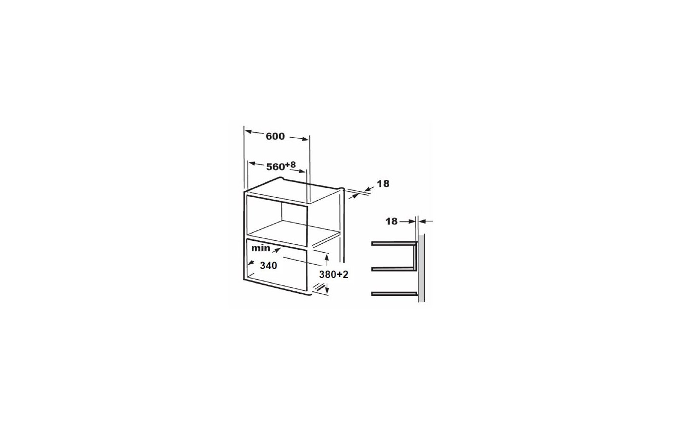 Микроволновая печь midea mm820b2q ss схема встраивания