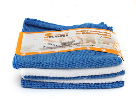 Средства по уходу за кухней РЫЖИЙ КОТ MFS-01/5 Набор салфеток из микрофибры 5шт размер 30х30см (310238)