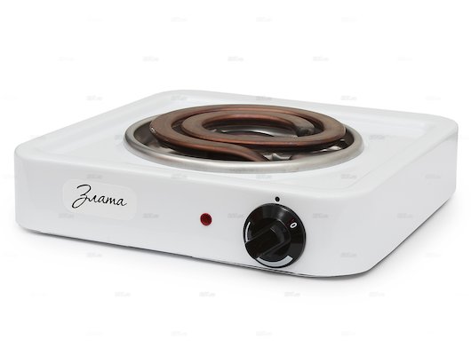 Плитка электрическая ЗЛАТА 114 Т белая