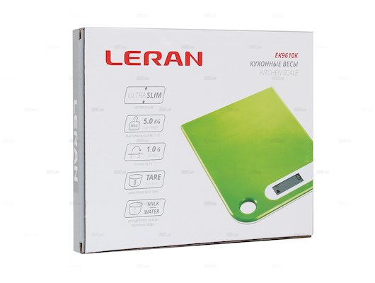 Весы кухонные LERAN EK9610K-39 зеленые