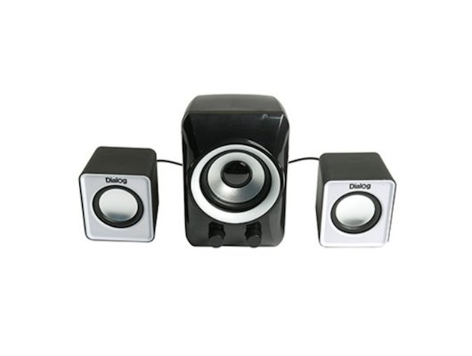 Компьютерные колонки Dialog AC-202UP черный-белый