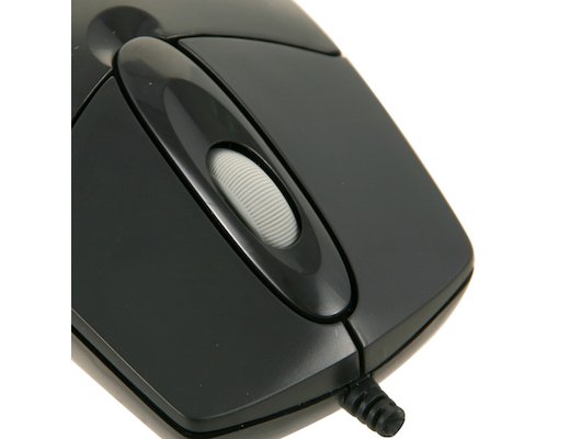 Мышь проводная A4Tech OP-720 черный (OP-720 USB BLACK)