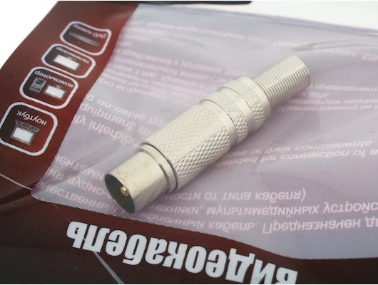 Кабель Pro Legend PL2006 TV(m) - RG-6U(f) штекер прямой