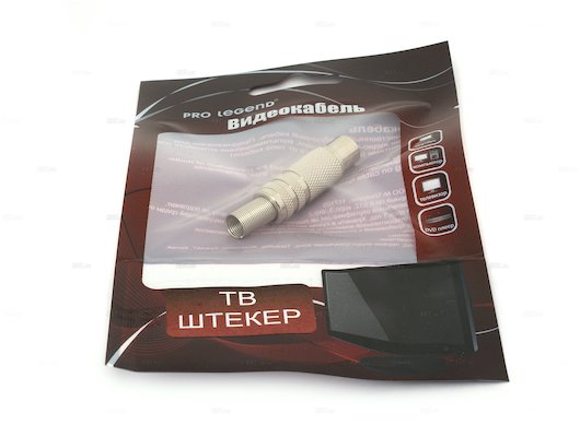 Кабель Pro Legend PL2006 TV(m) - RG-6U(f) штекер прямой