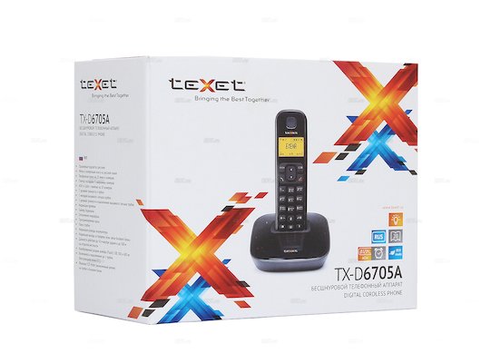 Радиотелефон TeXet TX-D6705A черный