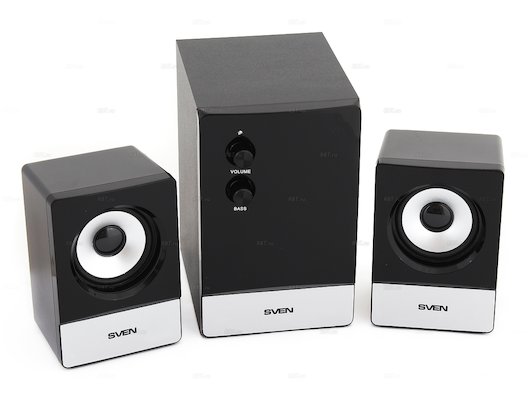 Компьютерные колонки SVEN MS-90 черный