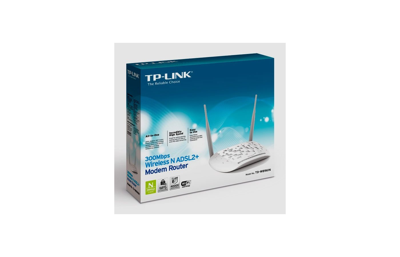 WiFi роутер TP-Link TD-W8961N ADSL - купить в интернет-магазине RBT.ru.  Цены, отзывы, характеристики и доставка в Челябинске