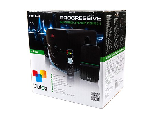 Компьютерные колонки Dialog AP-203 Black