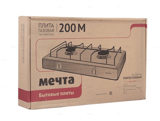 Плитка газовая МЕЧТА 200 М белая