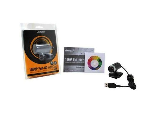Веб-камера A4Tech PK-910H черный