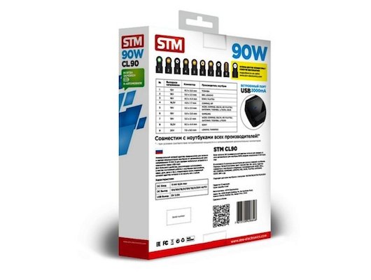 Сетевой адаптер для ноутбука STM Car CL90