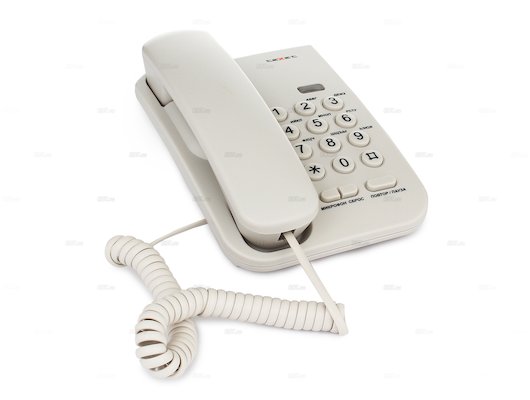 Проводной телефон TeXet TX-212 светло-серый