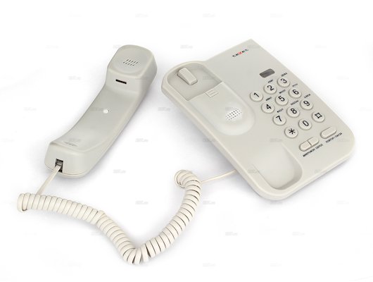 Проводной телефон TeXet TX-212 светло-серый