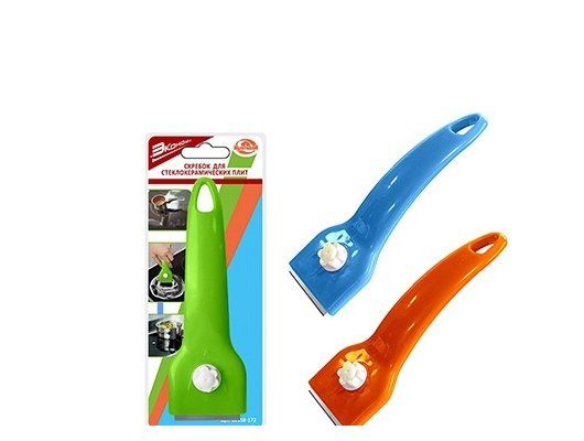 Скребок МультиДом MS58-172 для стеклокерамических поверхностей