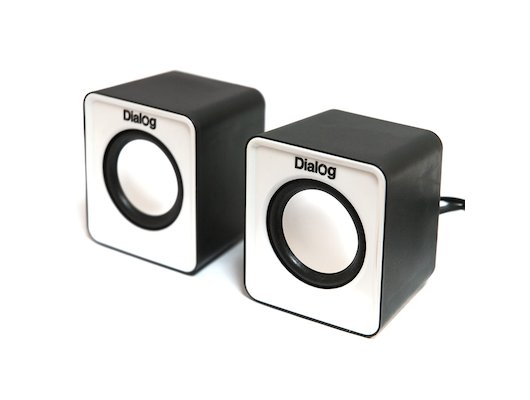 Компьютерные колонки Dialog Colibri AC-02UP BLACK WHITE USB