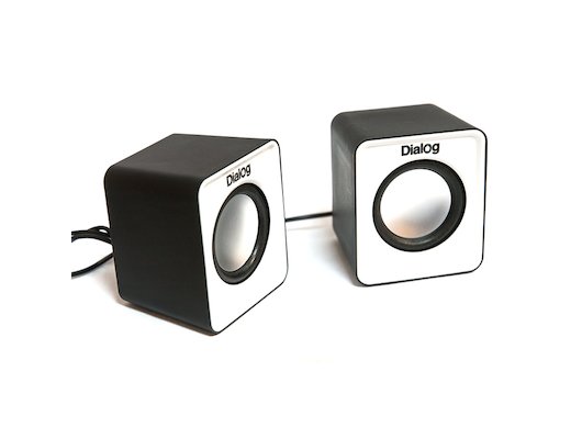 Компьютерные колонки Dialog Colibri AC-02UP BLACK WHITE USB