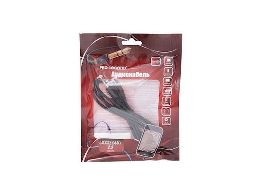 Кабель Pro Legend PL1052 Jack 3.5(m) - Jack 3.5(m) 1.5м.