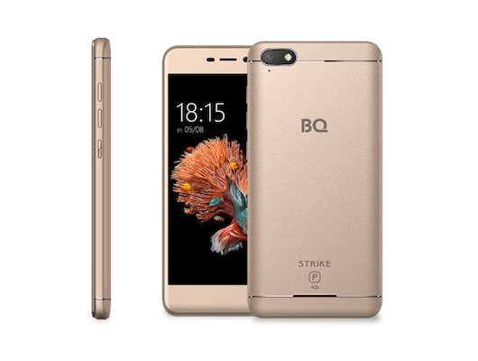 Смартфон BQ BQS-5037 Strike Power 4G Gold
