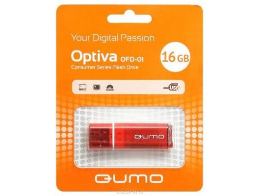 USB Флеш QUMO 16GB Optiva 01 Red