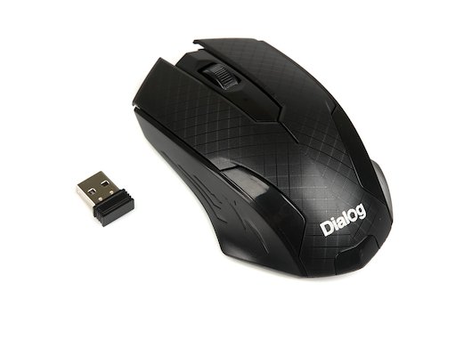 Мышь беспроводная Dialog MROP-07U BLACK