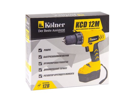 Дрель-шуруповерт KOLNER KCD-12M