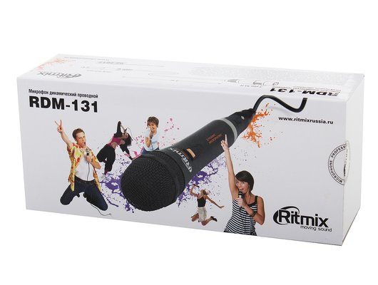 Микрофон Ritmix RDM-131 black