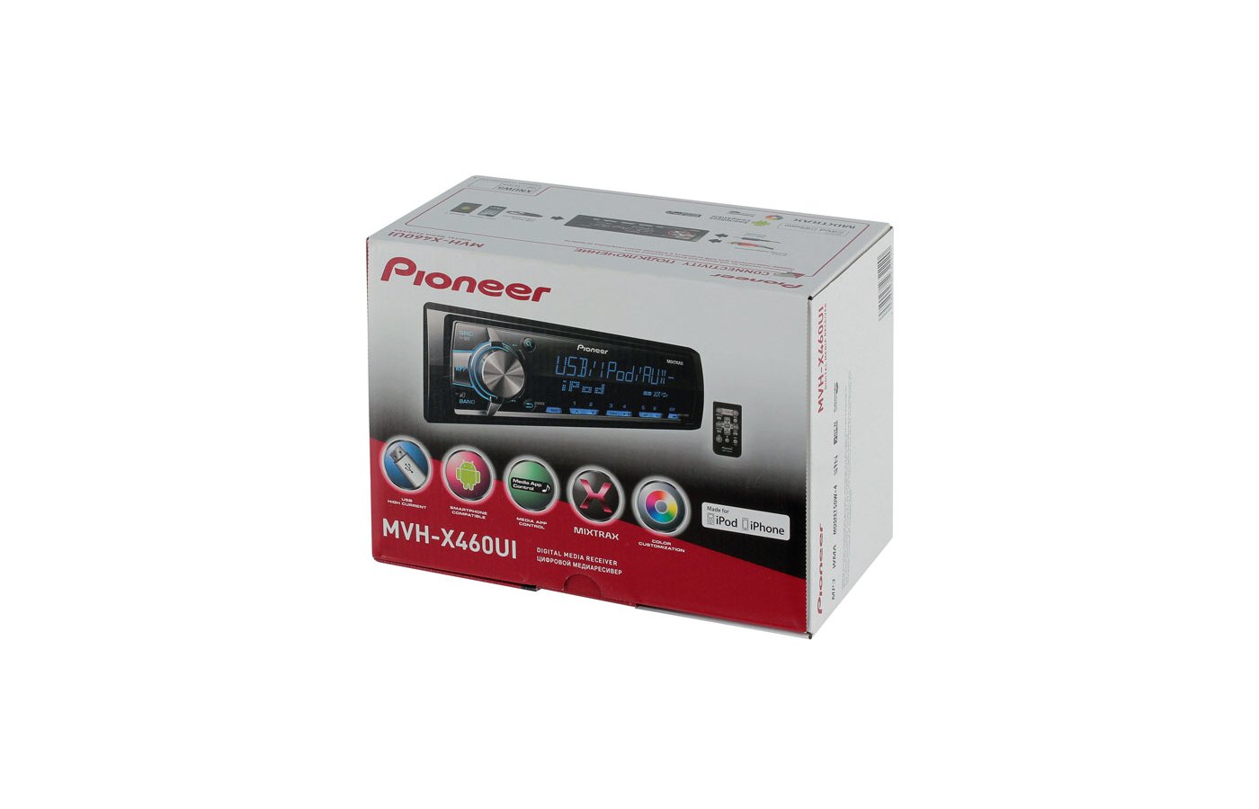 Пионер mvh ui. Автомагнитола Pioneer MVH-x460ui. Pioneer MVH 460ui. Магнитола Pioneer MVH 460 UI.