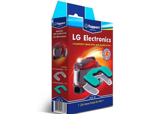 Фильтр для пылесоса TOPPERR 1143 FLG 75 Комплект фильтр д/пылесосов LG VC53...42...VK75... 76