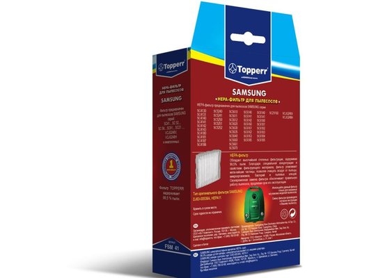 Фильтр для пылесоса TOPPERR 1138 FSM 41 HEPA фильтр для SAMSUNG SC 41.. 43.. 56.. 61..