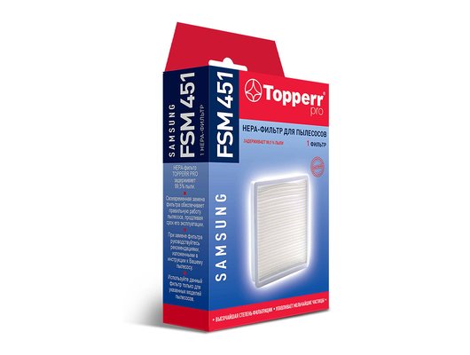 Фильтр для пылесоса TOPPERR 1147 FSM 451 HEPA фильтр для SAMSUNG SC 44..