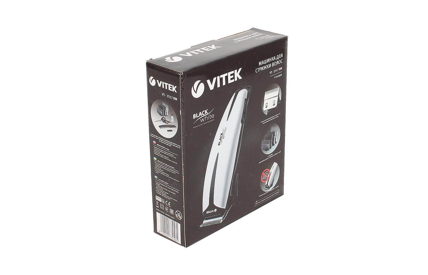 Машинка для стрижки волос vitek vt-2549 black