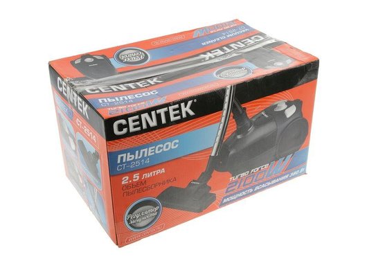 Пылесос CENTEK CT-2514 черный