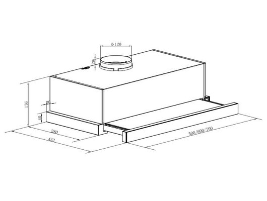 Вытяжка MAUNFELD VS LIGHT 50 White